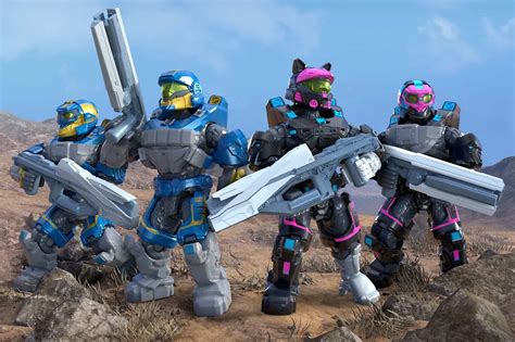halo mega construx|MEGA Halo Multiplayer Mayhem Building Toy Kit.